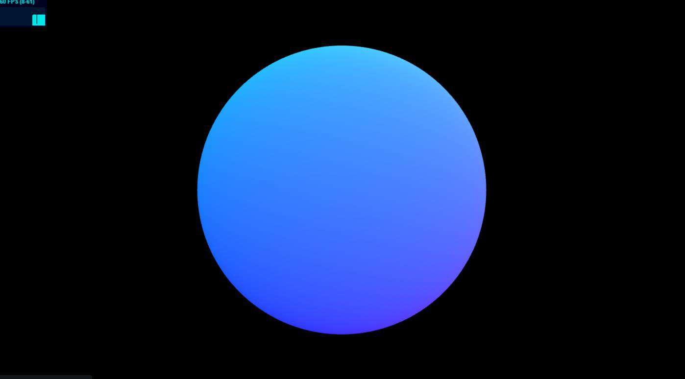 用 three.js 画个炫彩液晶球